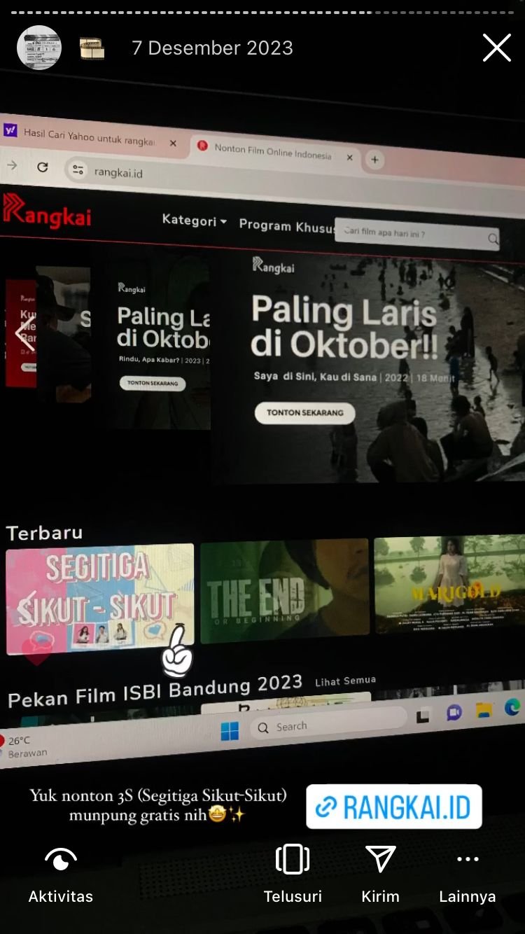Film Release on Rangkai.id — Segitiga Sikut-Sikut