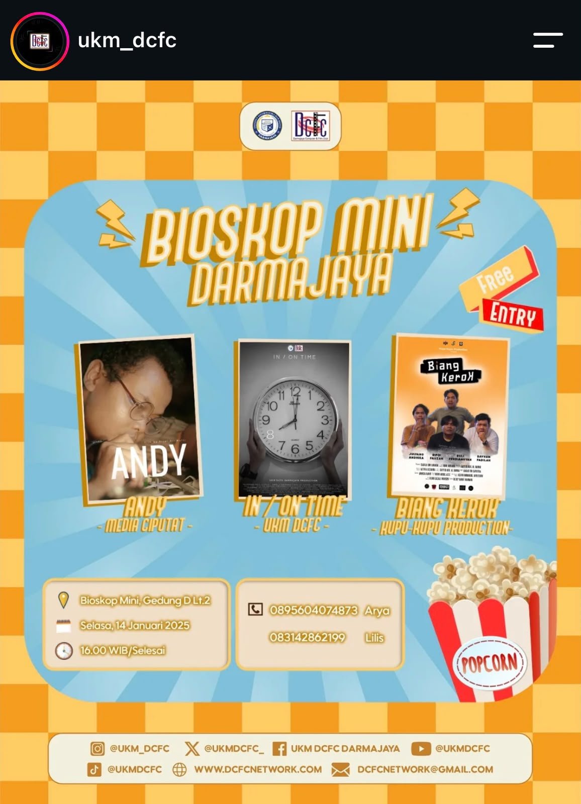 Biang Kerok – Bioskop Mini Darma Jaya