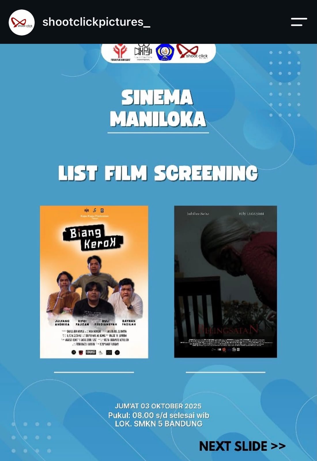 Biang Kerok – Sinema Maniloka